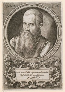 Ritratto di Jan Goltz II [Jan Gols; Johan Gols] da Hendrick Goltzius