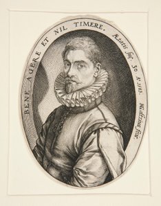 Ritratto di Hieronymous Scholiers da Hendrick Goltzius
