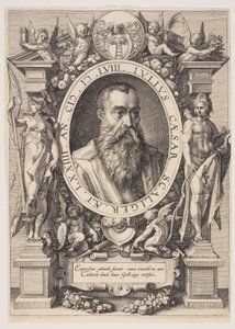 Ritratto di Giulio Cesare Scaligero da Hendrick Goltzius