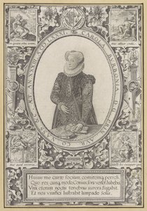 Ritratto di Carlotta di Borbone da Hendrick Goltzius