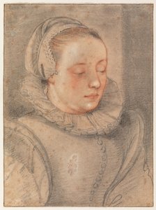 Ritratto di una giovane donna da Hendrick Goltzius