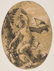 Proserpina, da Le divinità da Hendrick Goltzius