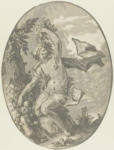 Proserpina, tavola cinque da Demogorgon e le divinità da Hendrick Goltzius