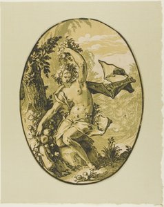 Proserpina, tavola cinque da Demogorgon e le divinità da Hendrick Goltzius
