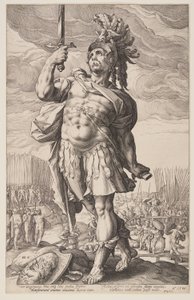 Publio Orazio, da Gli eroi romani da Hendrick Goltzius
