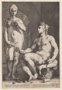 Pigmalione e Galatea da Hendrick Goltzius