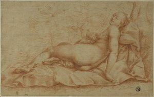 Venere reclinata da Hendrick Goltzius