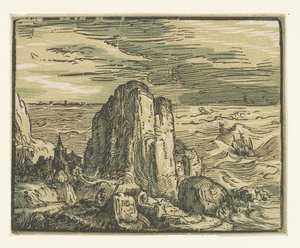 Roccia su una costa