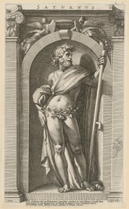 Saturno, foglio 1 della serie «Otto divinità antiche»
