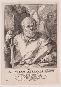 San Mattia, da Cristo, gli Apostoli e San Paolo con il Credo