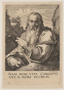 San Paolo, da Cristo, gli Apostoli e San Paolo con il Credo da Hendrick Goltzius