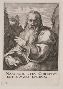 San Paolo, da Cristo, gli Apostoli e San Paolo con il Credo da Hendrick Goltzius