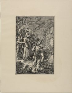 Il Tradimento di Cristo, tavola tre da La Passione di Cristo da Hendrick Goltzius
