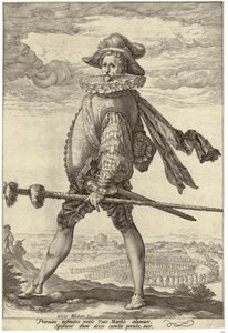 Il capitano della fanteria da Hendrick Goltzius