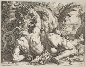 Il drago che divora i compagni di Cadmo