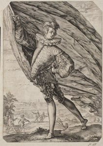 Il grande portabandiera da Hendrick Goltzius