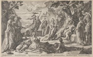 Il giudizio di Mida da Hendrick Goltzius