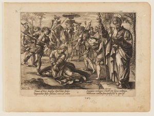 Il martirio di San Tommaso, da Il martirio di Cristo e degli Apostoli