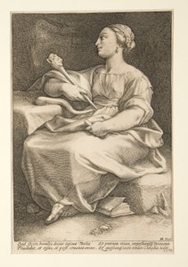Le nove muse: Thalia, #2 in una serie di 9 da Hendrick Goltzius