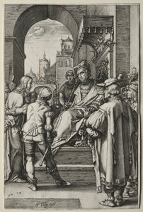 La Passione: Cristo davanti a Pilato da Hendrick Goltzius