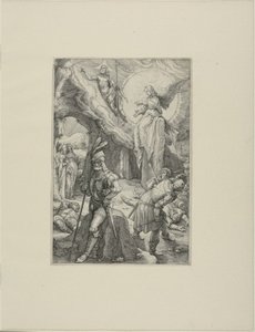 La Resurrezione, tavola dodici da La Passione di Cristo da Hendrick Goltzius