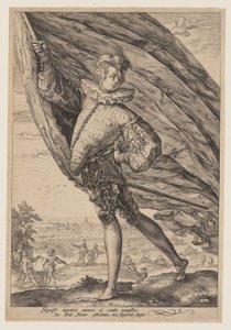 Il portatore dello stendardo da Hendrick Goltzius
