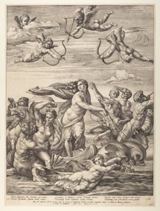 Il trionfo di Galatea da Hendrick Goltzius