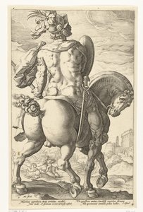 Tito Manlio a cavallo da Hendrick Goltzius
