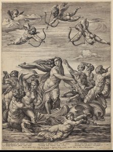 Il trionfo di Galatea da Hendrick Goltzius