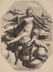 Venere e Cupido da Hendrick Goltzius