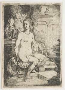 Betsabea riceve la lettera di Davide da Hendrick Heerschop