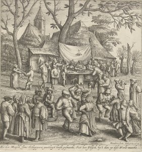 Matrimonio contadino da Hendrick Hondius (I)