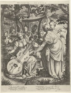 Concerto delle muse sul Parnaso da Hendrick Hondius (I)