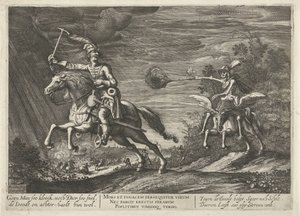 Cavaliere e la Morte, Nessun uomo così coraggioso, né animale così veloce, la Morte li raggiunge comunque