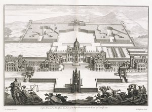 Castello Howard nello Yorkshire, da "Vitruvius Britannicus", o "L