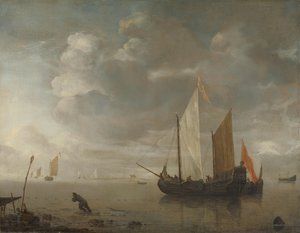 Mare calmo da Hendrick Jacobsz. Dubbels