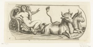 Europa su un carro da guerra da Hendrick de Keyser (I)