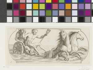 Nettuno su un carro da guerra da Hendrick de Keyser (I)
