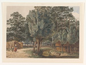 Nella tenuta di Houdringe presso De Bilt da Hendrik Abraham Klinkhamer