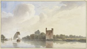 Rovina della Casa di Merwede vicino a Dordrecht sul Maas
