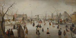 Sport sul ghiaccio, c.1610 da Hendrik Avercamp