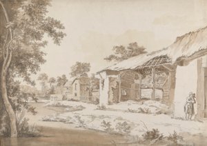 Fattoria in Rovina vicino a Coombe a Gittisham nel Devonshire, Tre Miglia da Honiton, Devon da Hendrik Frans de Cort