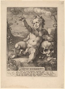 Allegoria della Transitorietà ("Homo Bulla") da Hendrik Goltzius
