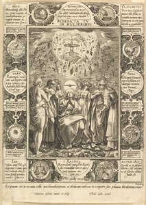 Benedicta tu in Mulieribus, da Allegorie cristiane e profane da Hendrik Goltzius