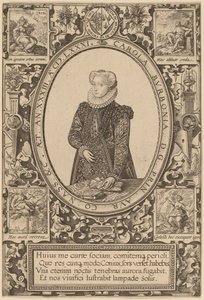 Carlotta di Borbone da Hendrik Goltzius