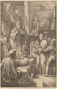 Cristo davanti a Caifa da Hendrik Goltzius