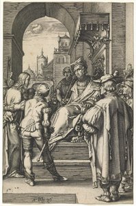 Cristo davanti a Pilato da Hendrik Goltzius
