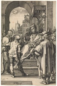 Cristo davanti a Pilato da Hendrik Goltzius