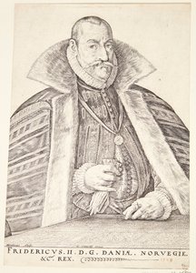 Danese: Frederik II, re di Danimarca e Norvegia da Hendrik Goltzius
