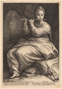 Euterpe da Hendrik Goltzius